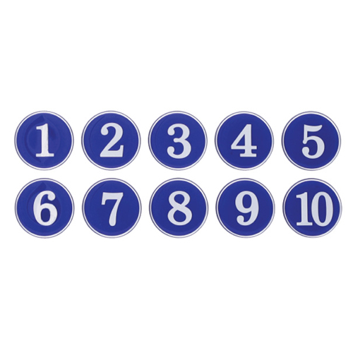 [10단위선택주문]1110 에폭시번호판35mm/접착번호판:파랑(1~100)