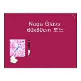 [총2색]NAGA 마그네틱 글라스보드(강화유리보드) -  60X80cm