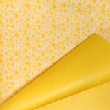 [종이접기포장지]레자크포장지 - 무궁화(노랑)