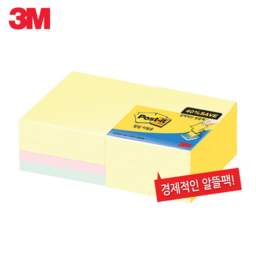 [3M] 포스트잇 팝업리필 KR330-10A 알뜰팩 76x76mm (40% 경제적)