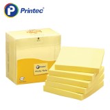 [프린텍] 포스트잇 A7676Y 스티키노트 알뜰팩-노랑 100매 5EA 76x76mm