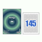 [폼텍] 분류표기용라벨지 LQ-3145 20매 (145칸)