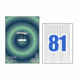 [폼텍] 분류표기용라벨지 LQ-3181 20매 (81칸)